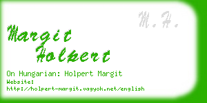 margit holpert business card